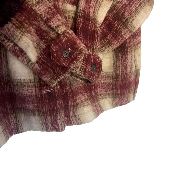 ZARA Plaid Overshirt Shacket Jacket Size L - Picture 9 of 16